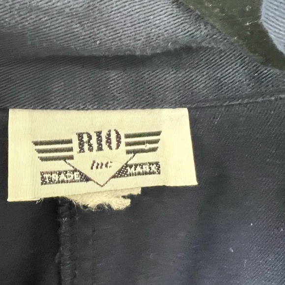 Vintage Rio Rhinestone Embellished Navy Jumpsuit - Picture 11 of 11